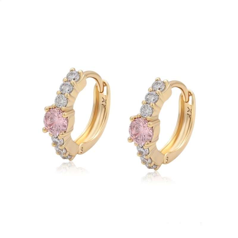 Simple 14K Gold Color Earring