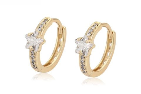 Simple 14K Gold Color Earring