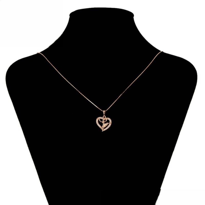 Elegant Rose Gold Color Pendant - Image 4