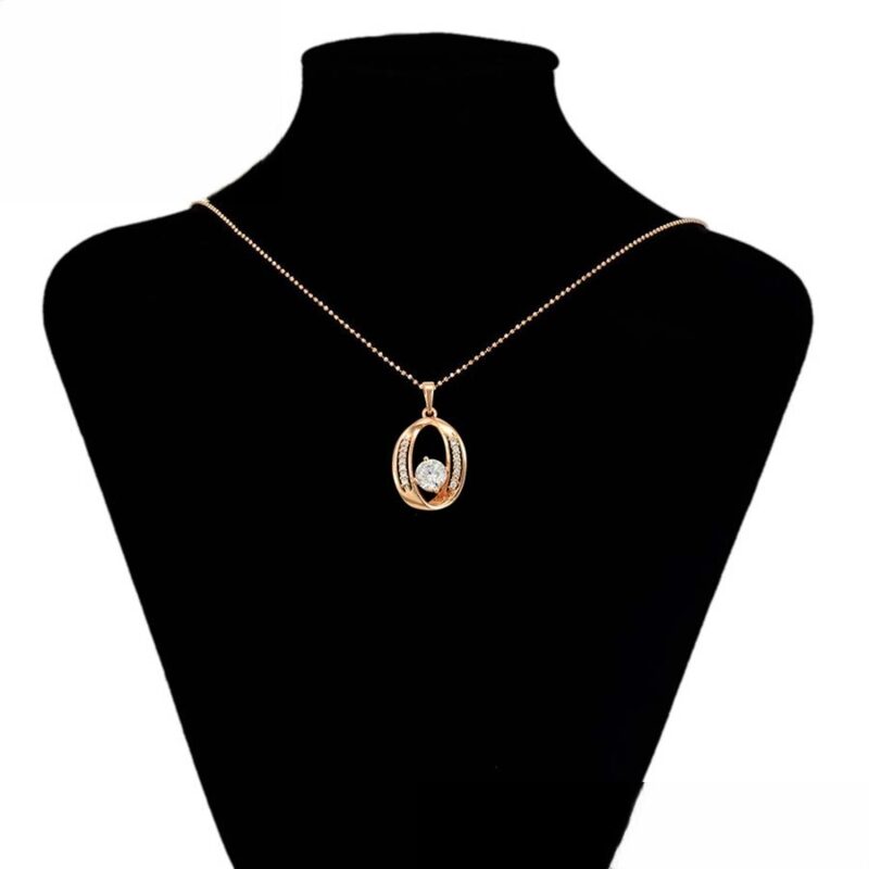 Elegant Rose Gold Color Pendant - Image 4
