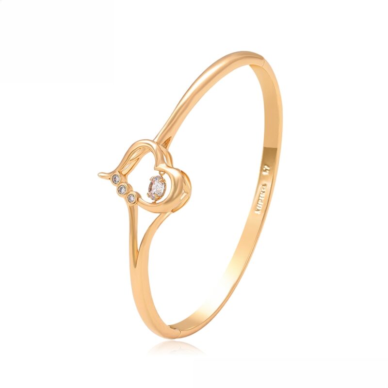 Simple 18K Gold Color Bangle