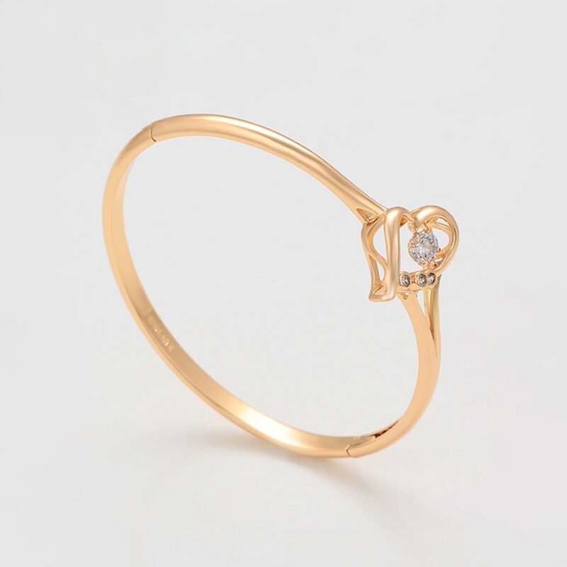 Simple 18K Gold Color Bangle - Image 5