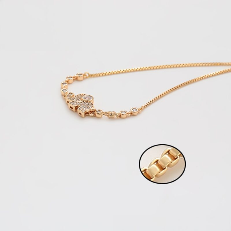 Simple 14K Gold Color Bracelet - Image 5