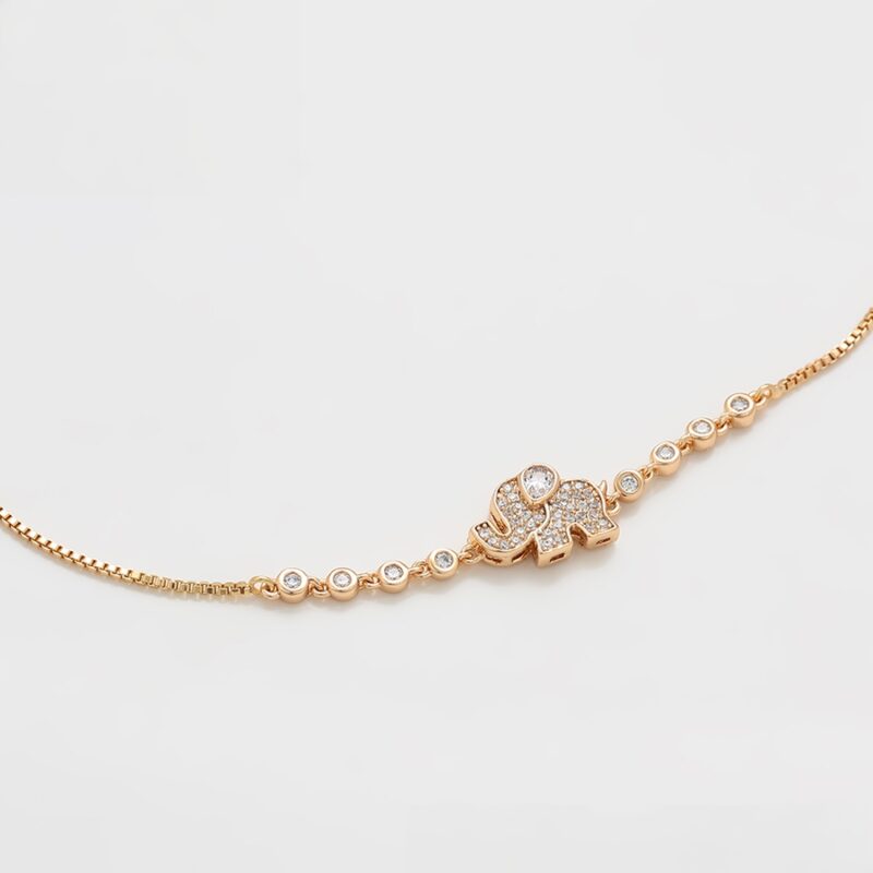 Simple 14K Gold Color Bracelet - Image 2