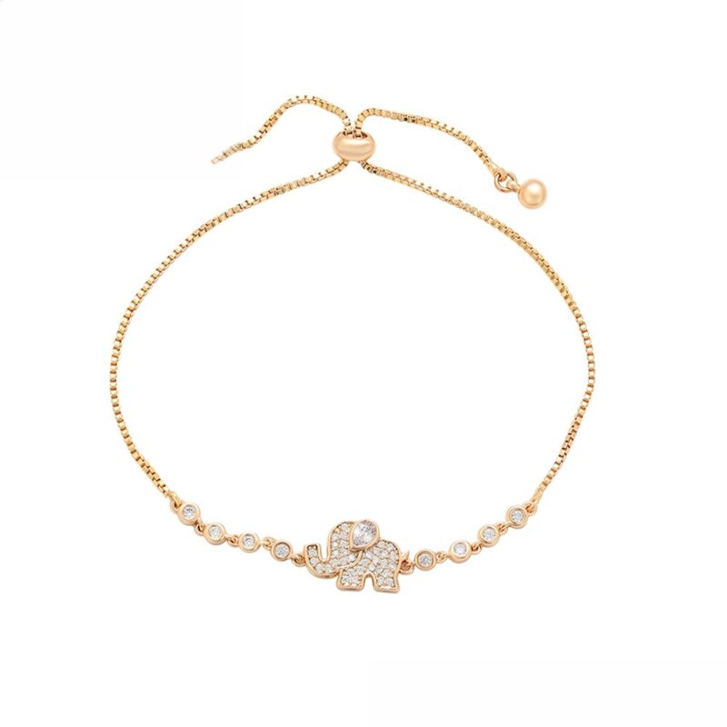 Simple 14K Gold Color Bracelet