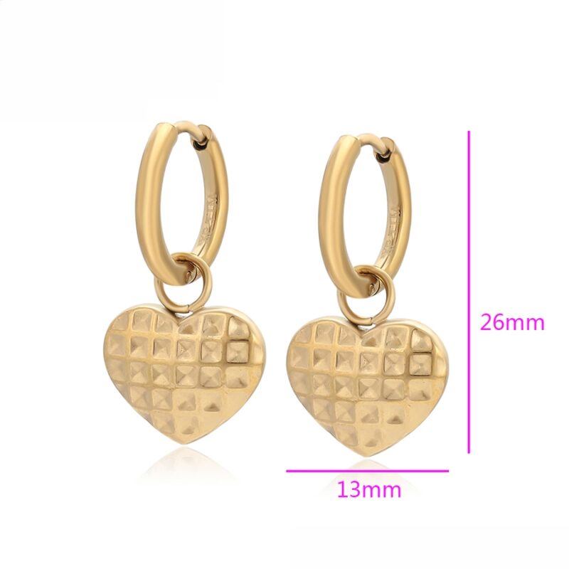 Simple 14K Gold Color Earring - Image 3