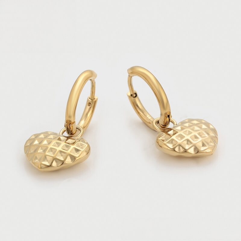 Simple 14K Gold Color Earring - Image 4