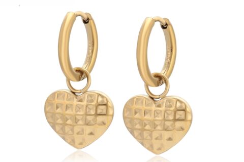 Simple 14K Gold Color Earring