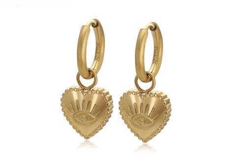 Simple 14K Gold Color Earring