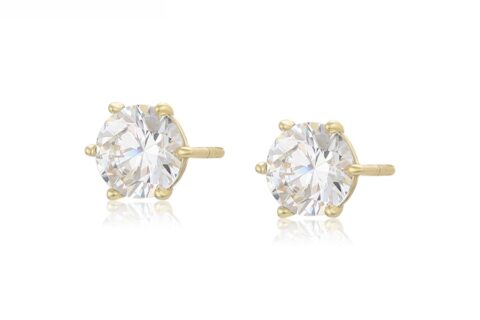Simple 14K Gold Color Earring
