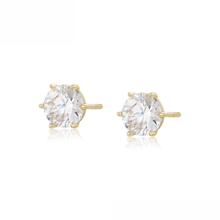 Simple 14K Gold Color Earring