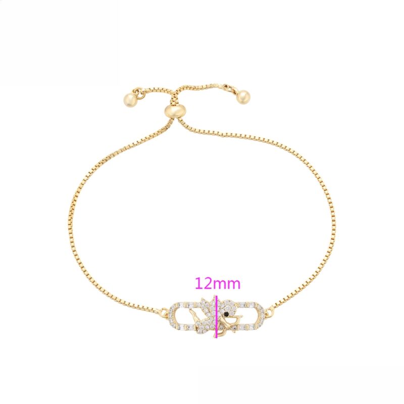 Simple 14K Gold Color Bracelet - Image 3