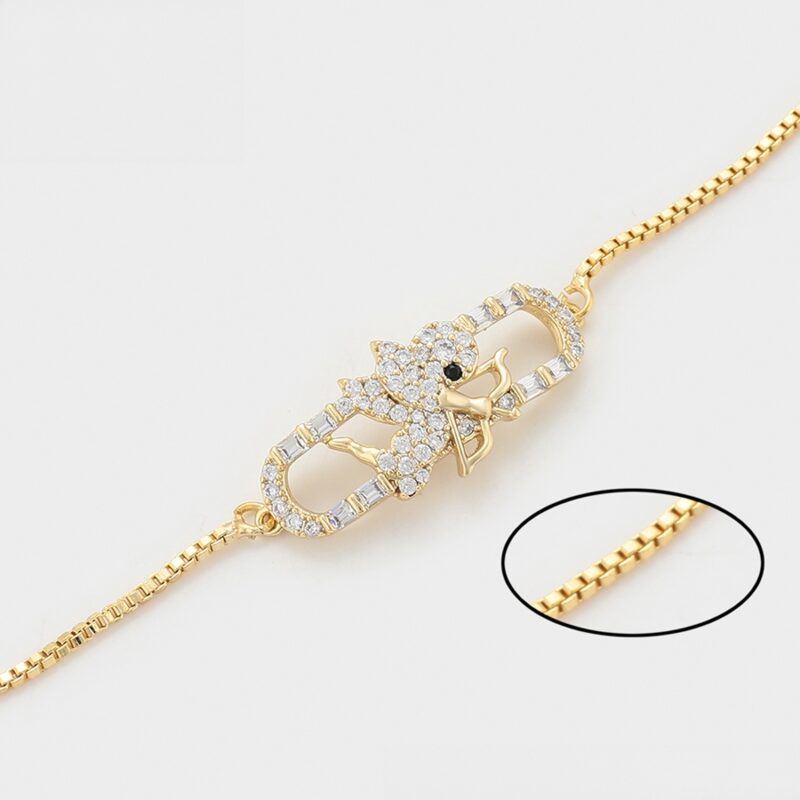 Simple 14K Gold Color Bracelet - Image 2