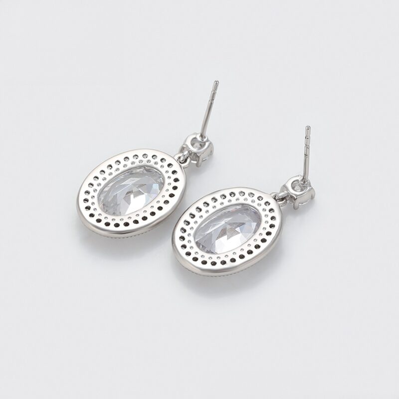 Simple Platinum Plated Earring - Image 5