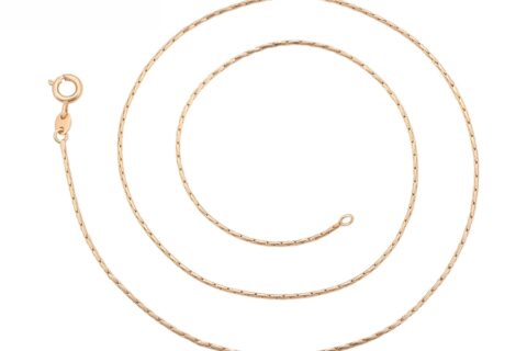 Simple 18K Gold Color M&L Necklace