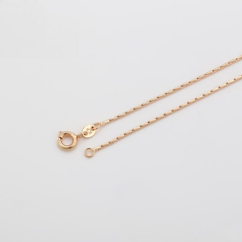 Simple 18K Gold Color M&L Necklace - Image 5