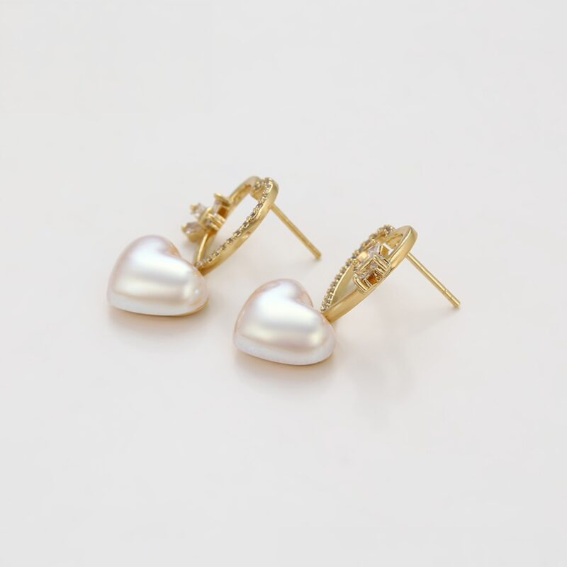 Simple 14K Gold Color Earring - Image 5