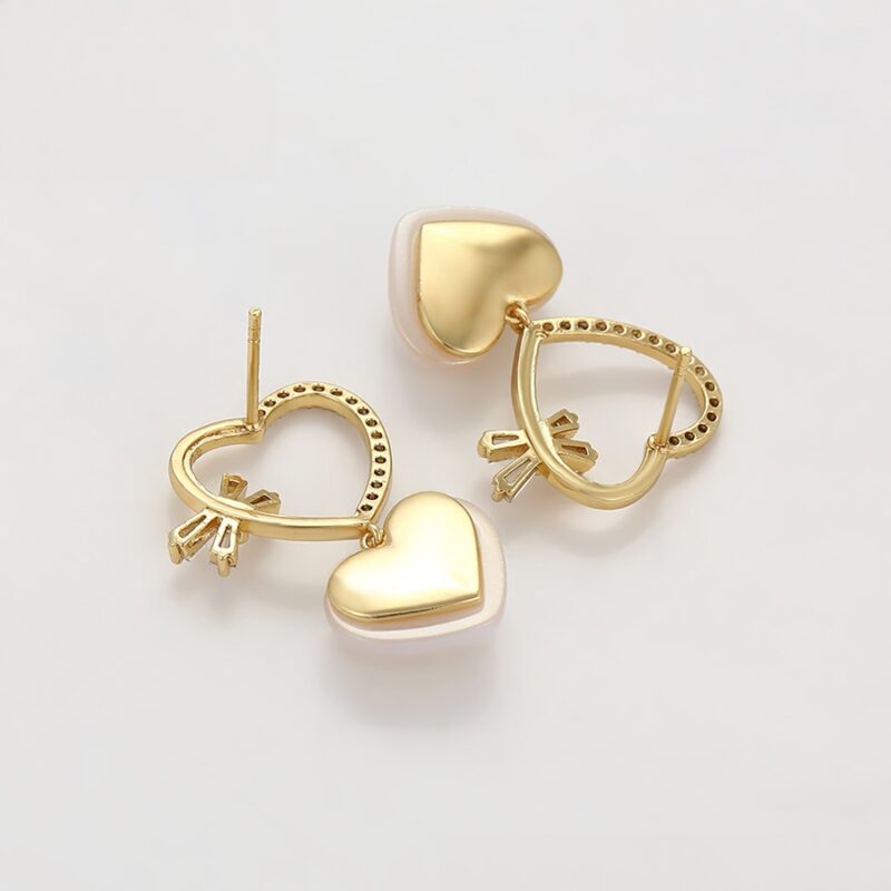 Simple 14K Gold Color Earring - Image 6