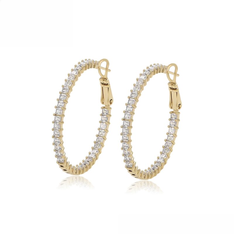 Simple 14K Gold Color Earring