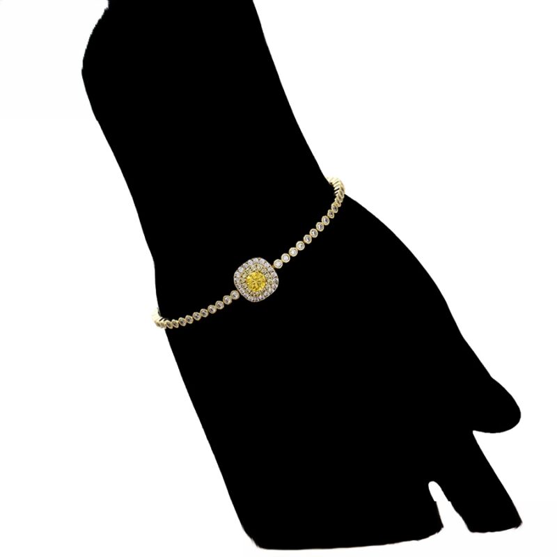 Elegant 14K Gold Color Bracelet - Image 4