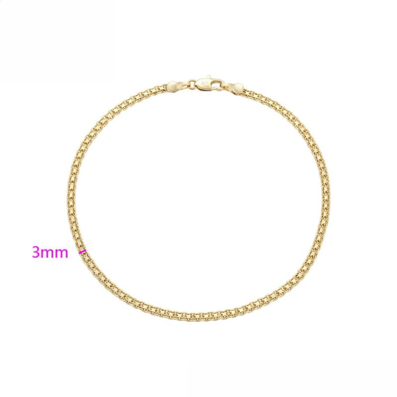 Simple 14K Gold Color Bracelet - Image 3