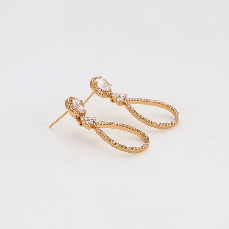 18K Gold Color Earring - Image 5