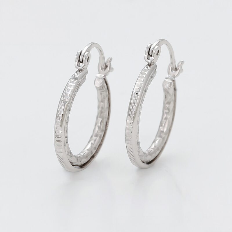 Simple Platinum Plated Earring