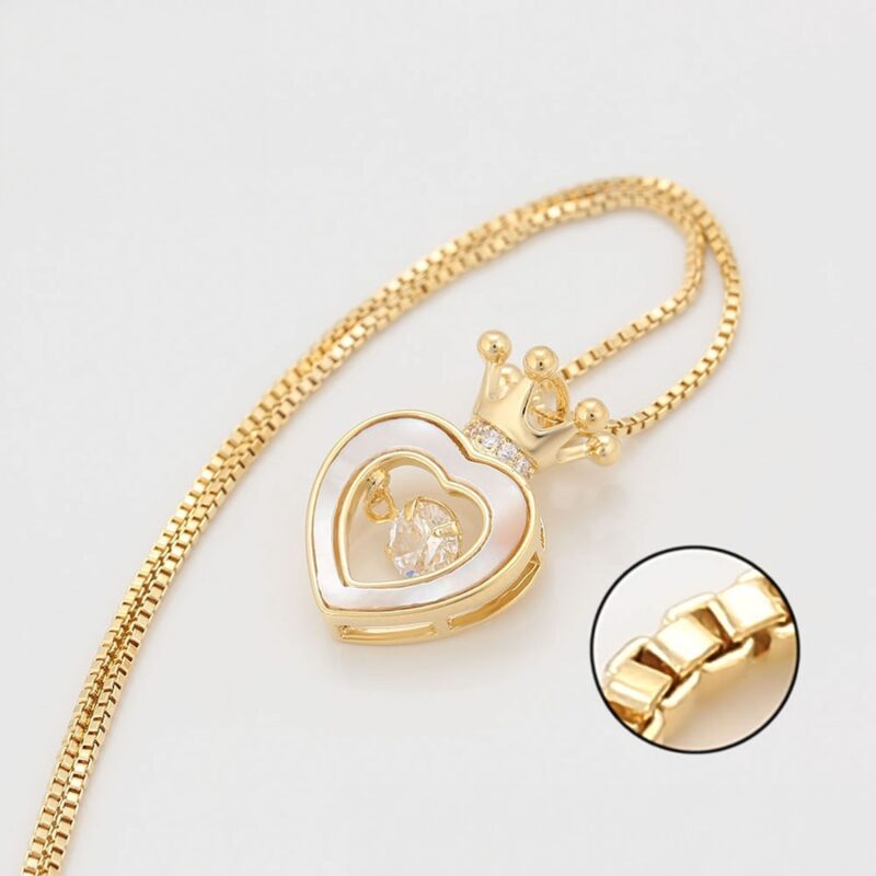 Dancing Stone Heart Necklace - Image 5