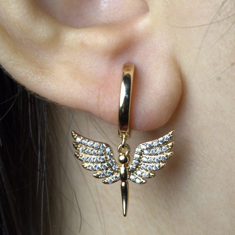 18K Gold-Plated Daily Wear Earring - Image 3