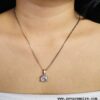 Royal Silk 18K Gold-Plated Wheat Chain & Diamond-Cut Pendant Set