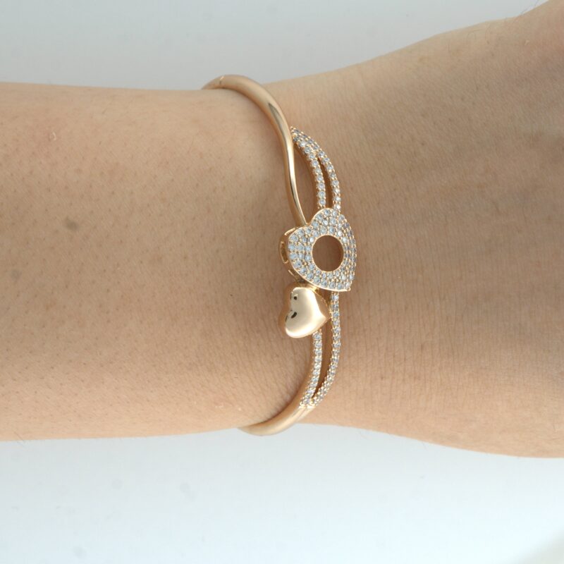Elegant 18K Gold Color Bangle - Image 3
