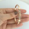 Elegant 18K Gold Color Bangle