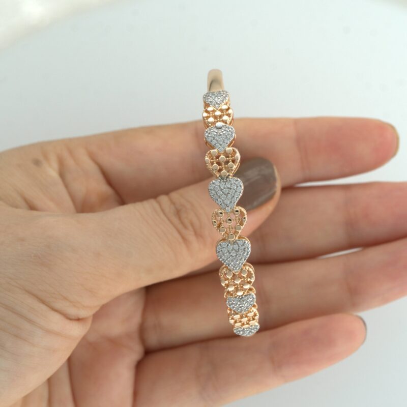 Elegant 18K Gold Color Bangle - Image 3