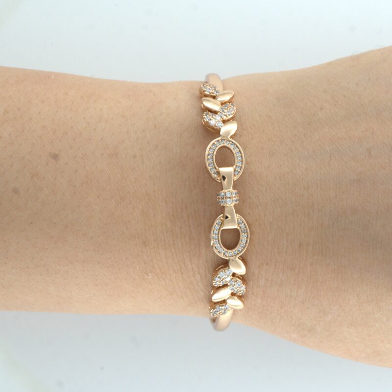 Elegant 18K Gold Color Bangle - Image 2