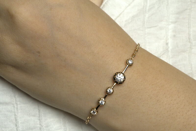 18K Gold-Plated Daily Wear Adjustable Bracelet - Image 2