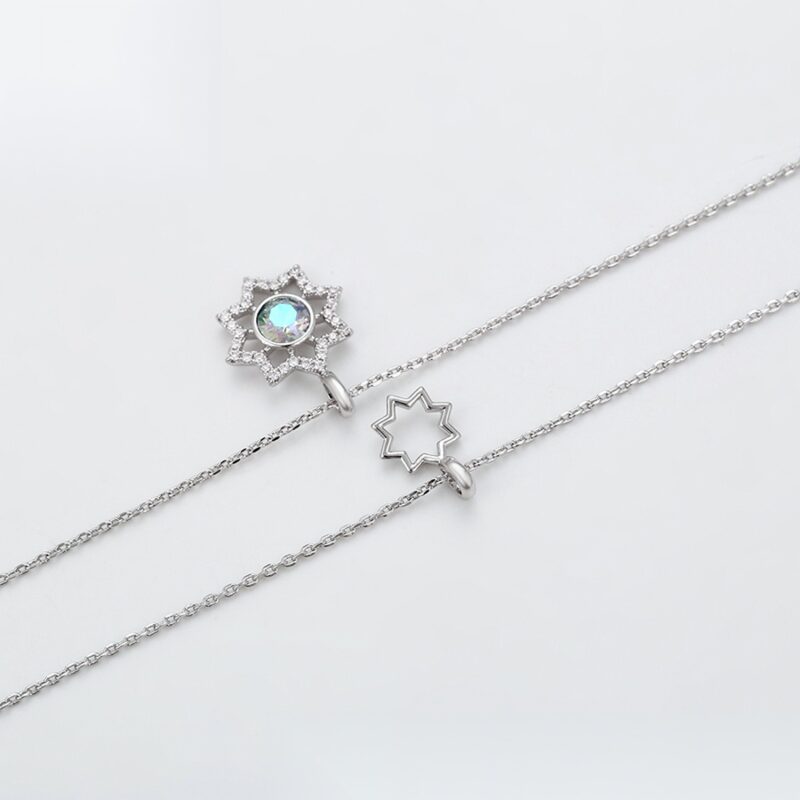 Daily wear fashion simple crystal necklace - Image 5