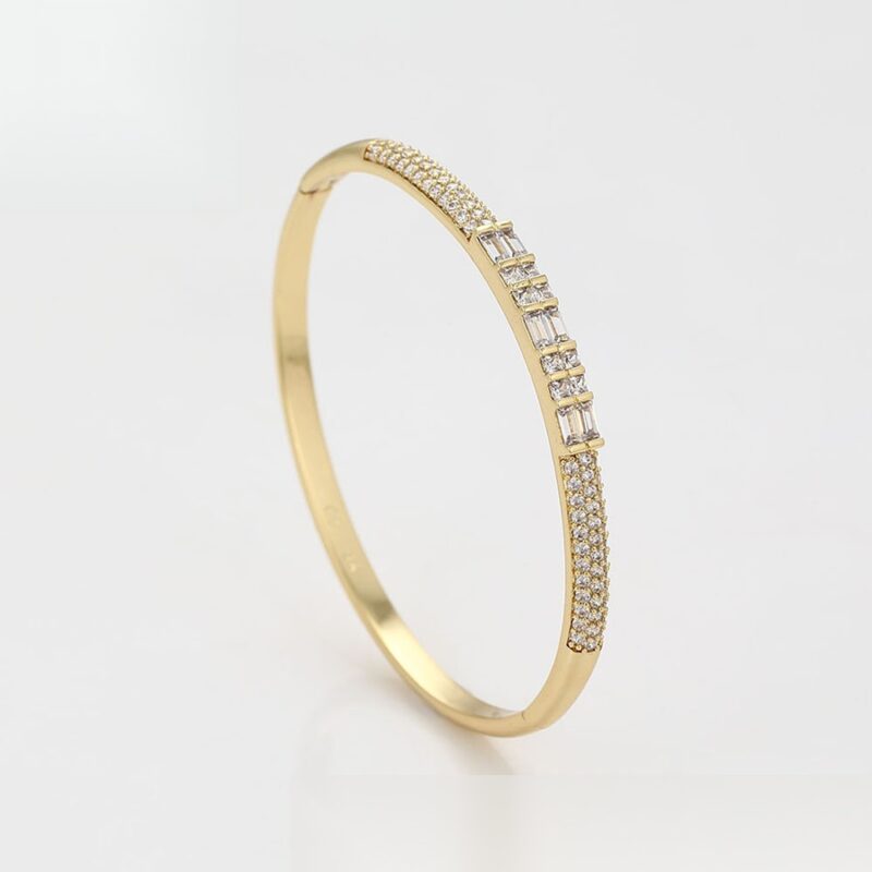 Daily wear fashion elegant 14K glod color bangle - Image 3