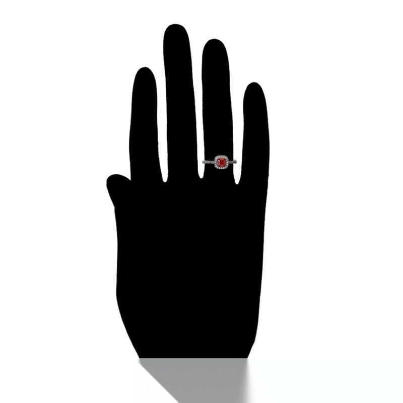 Daily wear elegant platinum plated ring - Image 4