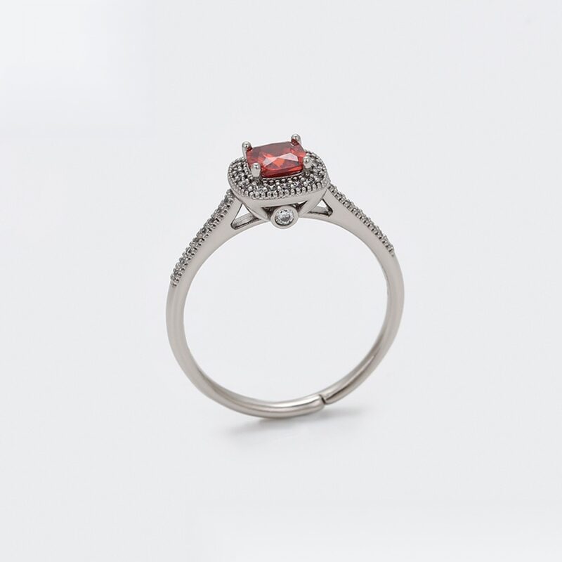 Daily wear elegant platinum plated ring - Image 5