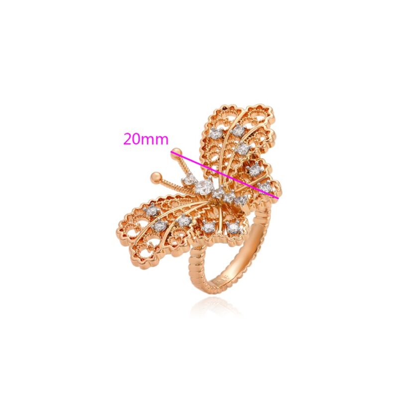 Daily wear fashion Butterfly ring - Image 2
