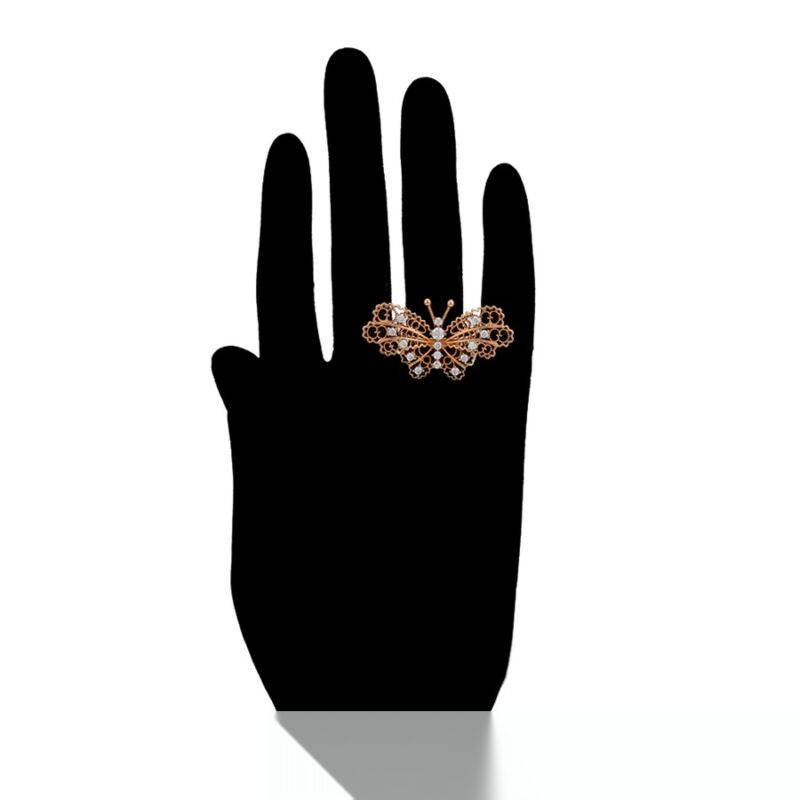 Daily wear fashion Butterfly ring - Image 4