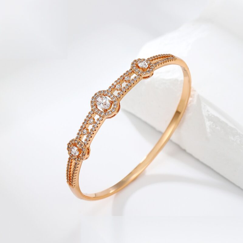 Daily wear fashion 18K gold color bangle - Image 5