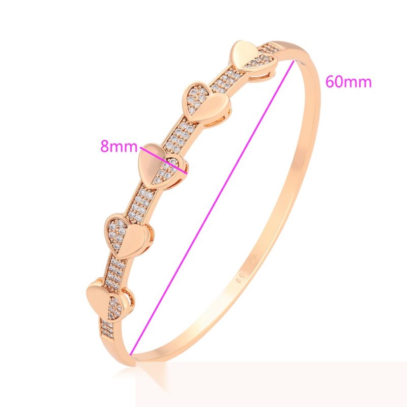 Daily wear fashion 18K gold color bangle - Image 2