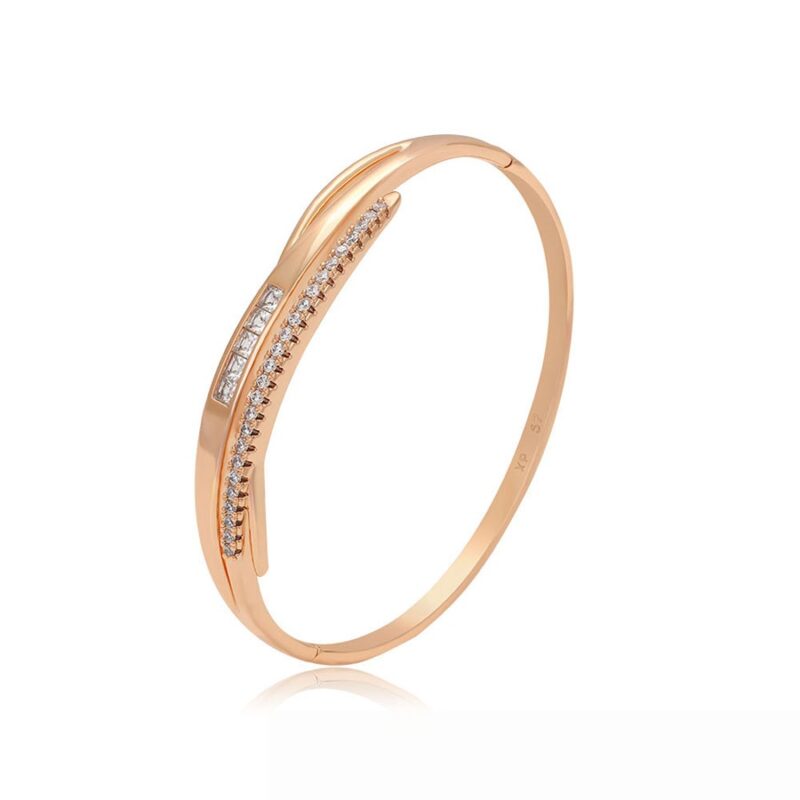 Daily wear simple 18K gold color bangle