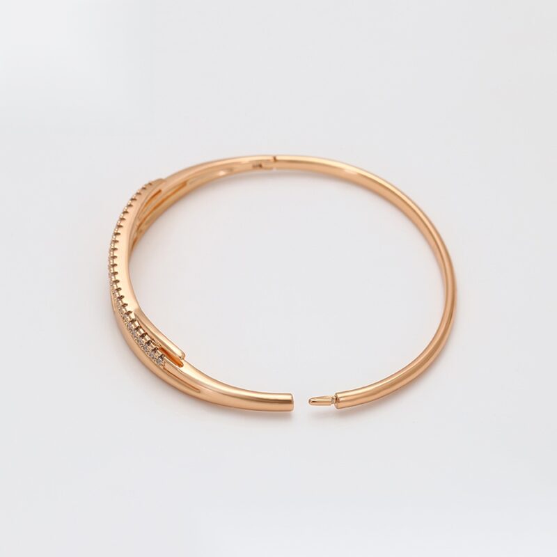 Daily wear simple 18K gold color bangle - Image 4