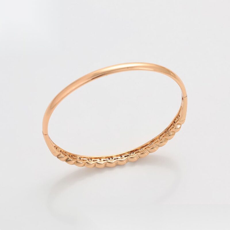 Daily wear fashion simple 18K gold color bangle - Image 5