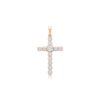 Daily wear fashion cross 18K gold color pendant