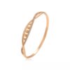 Daily wear fashion simple 18K gold color bangle