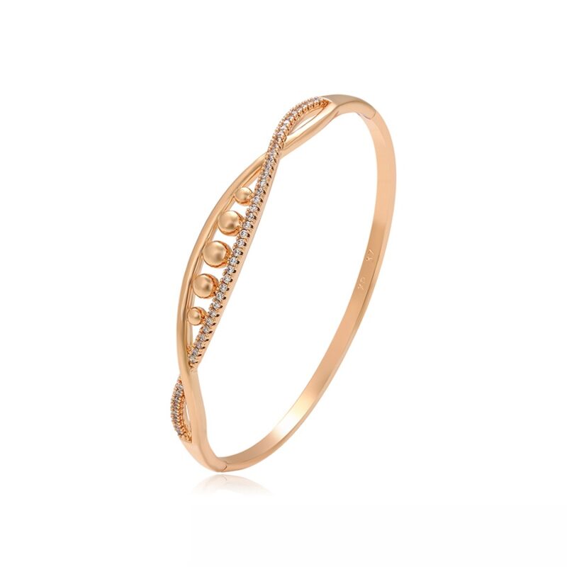 Daily wear fashion simple 18K gold color bangle