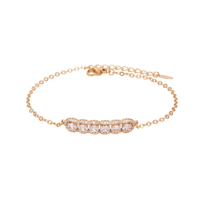 Daily wear fashion elegant 18K gold color bracelet
